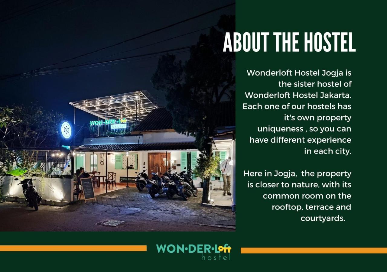 Wonderloft Hostel Jogja Jogjacarta Exterior foto